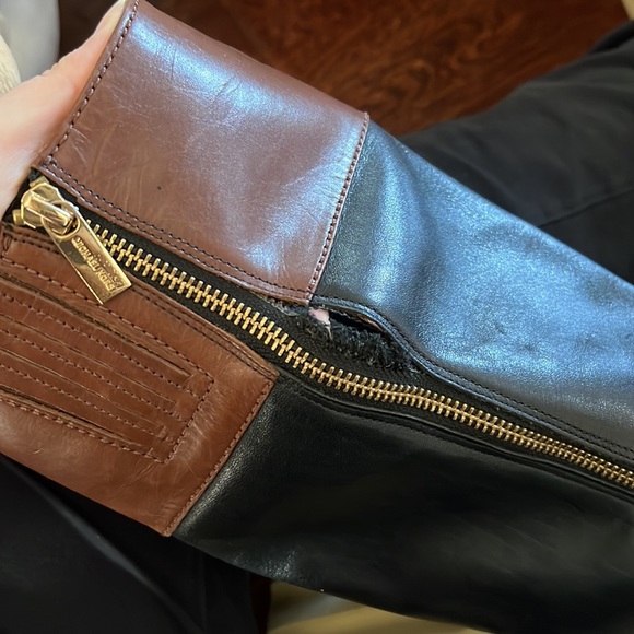 Michael kors tall leather riding boots 8.5W - Picture 4 of 6